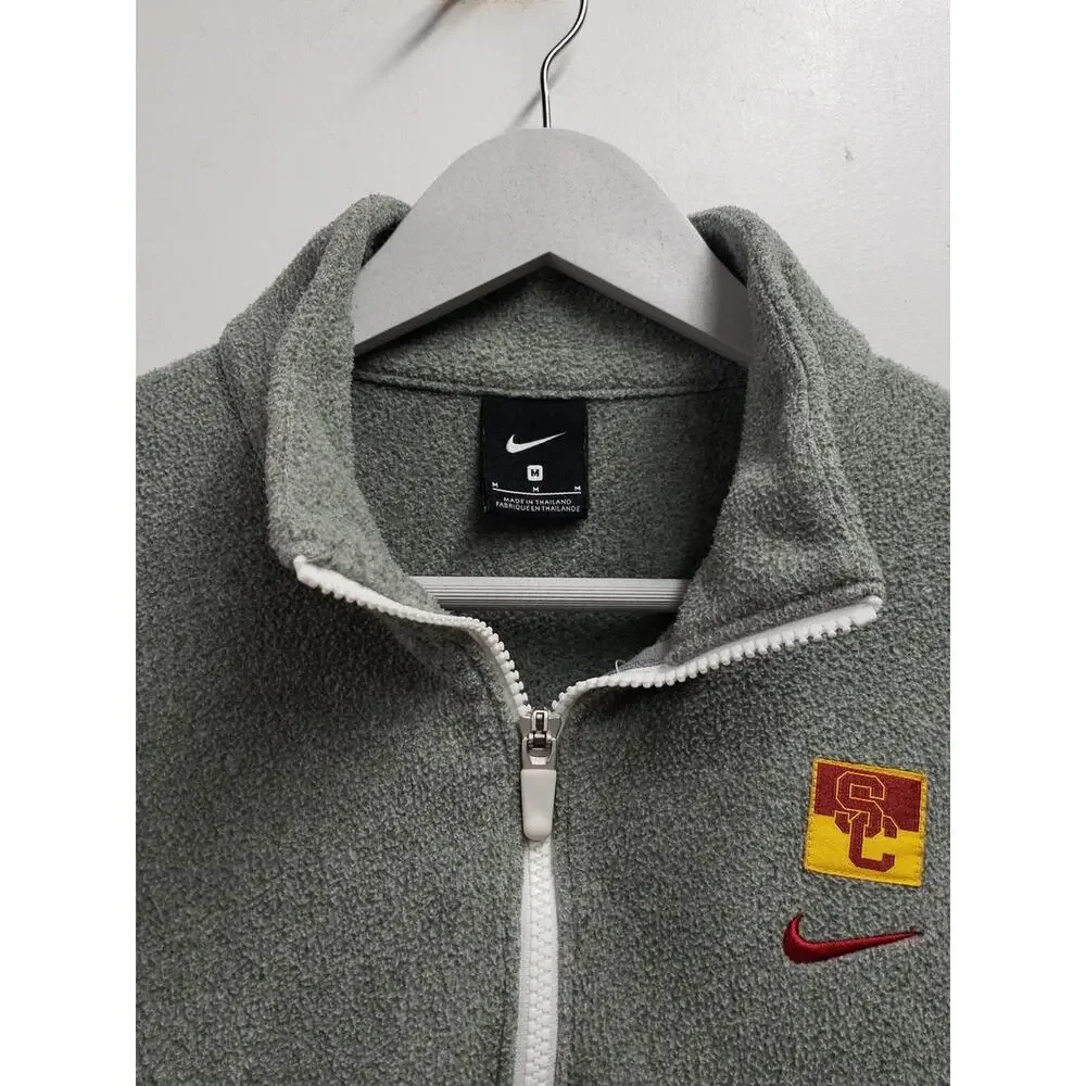 Nike University of Southern California Trojans Womens Sz Medium Grey Fleece